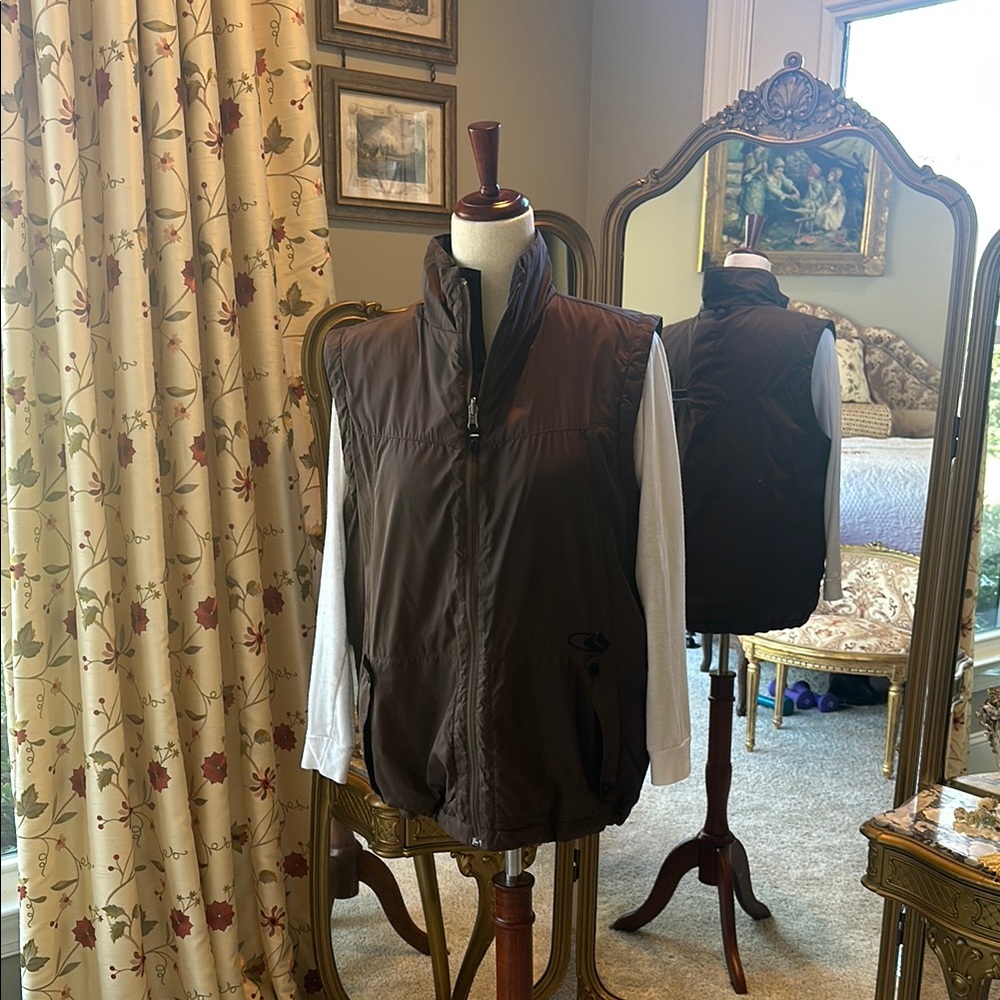 Men's Brown Puffer Vest